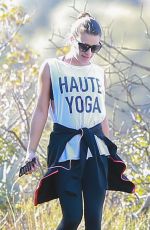 LEA MICHELE Out for a Hike in Los Angeles 01/08/2016