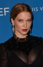 LEA SEYDOUX at 6th Biennial Unicef Ball in Beverly Hills 01/12/2016