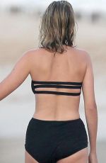 LEELEE SOBIESKI in Swimsuit at a Beach in St. Barts 01/07/2016