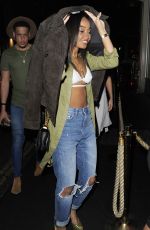 LEIGH-ANNE PINNOCK at Mahiki Nightclub in London 01/16/2016