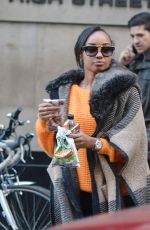 LEIGH-ANNE PINNOCK Leaves Sony Office in London 01/20/2016