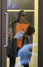 LEIGH-ANNE PINNOCK Leaves Sony Office in London 01/20/2016
