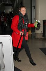 LENA DUNHAM at LAX Airport in Los Angeles 01/07/2016