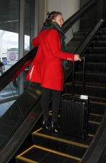LENA DUNHAM at LAX Airport in Los Angeles 01/07/2016
