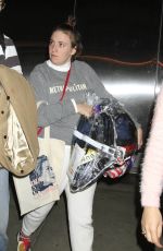 LENA DUNHAM at Los Angeles International Airport 01/09/2016