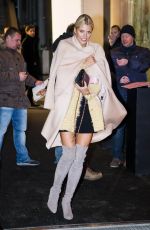 LENA GERCKE Leaves Marc Cain After-party in Berlin 01/19/2016