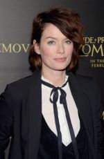 LENA HEADEY at Pride and Prejudice and Zombies Screening in Los Angeles 01/21/2016