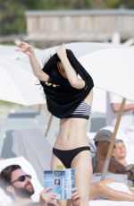 LENA MEYER-LANDRUT in Bikini at a Beach in Miami, January 2016