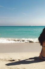 LENA MEYER-LANDRUT in Bikini at a Beach in Miami, January 2016