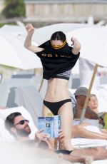 LENA MEYER-LANDRUT in Bikini at a Beach in Miami, January 2016