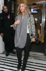LEONA LEWIS Leaves BBC Radio 2 Studios in London 01/08/2016