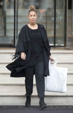 LEONA LEWIS Out and About in London 01/10/2016