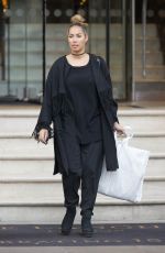 LEONA LEWIS Out and About in London 01/10/2016