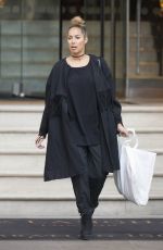 LEONA LEWIS Out and About in London 01/10/2016