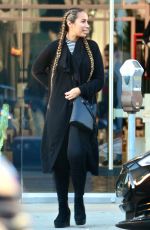 LEONA LEWIS Shopping at Nasty Gal in West Hollywood 12/29/2015