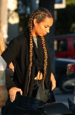 LEONA LEWIS Shopping at Nasty Gal in West Hollywood 12/29/2015