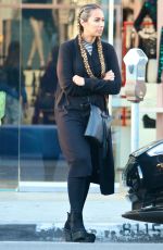 LEONA LEWIS Shopping at Nasty Gal in West Hollywood 12/29/2015