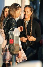 LEONA LEWIS Shopping at Nasty Gal in West Hollywood 12/29/2015