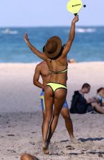 LERYN FRANCO in Bikini at a Beach in Miami 01/07/2016