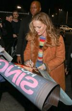LESLIE MANN Arrives at Jimmy Kimmel Live 01/14/2016