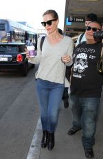 LESLIE MANN at LAX Airport in Los Angeles 01/26/2016