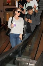 LESLIE MANN at LAX Airport in Los Angeles 01/26/2016