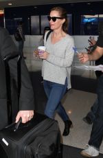 LESLIE MANN at LAX Airport in Los Angeles 01/26/2016