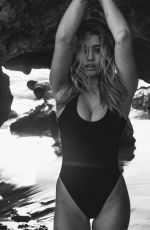 LIA MARIE JOHNSON in Swimsuit on the Set of a Photoshoot