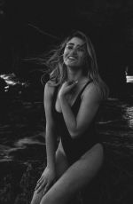 LIA MARIE JOHNSON on the Set of a Photoshoot
