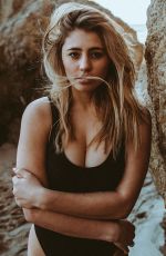 LIA MARIE JOHNSON on the Set of a Photoshoot