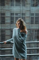 LIA MARIE JOHNSON on the Set of a Photoshoot