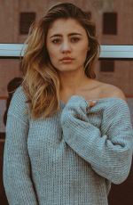 LIA MARIE JOHNSON on the Set of a Photoshoot