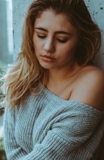 LIA MARIE JOHNSON on the Set of a Photoshoot