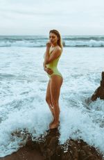 LIA MARIE JOHNSON on the Set of a Photoshoot