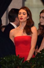 LILI COLLINS at 73rd Golden Globe After Party in Beverly Hills 01/10/2016