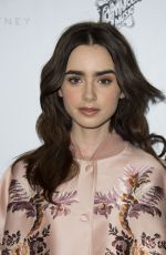 LILY COLLINS at Stella McCartney Autumn 2016 Presentation in Hollywood 01/12/2016