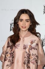 LILY COLLINS at Stella McCartney Autumn 2016 Presentation in Hollywood 01/12/2016