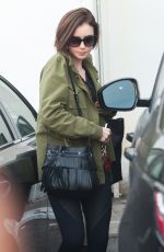 LILY COLLINS Out in Los Angeles01/27/2016