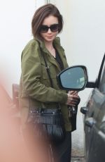 LILY COLLINS Out in Los Angeles01/27/2016