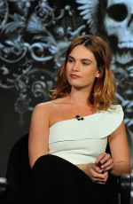 LILY JAMES at 2016 Winter TCA Tour in Pasadena 01/06/2016