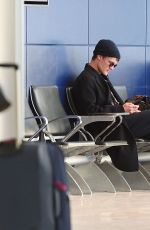 LILY JAMES at JFK Airport in New York 01/28/2016