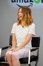 LILY JAMES on the Set of imdb Interview with Jerry O