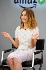 LILY JAMES on the Set of imdb Interview with Jerry O