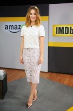 LILY JAMES on the Set of imdb Interview with Jerry O