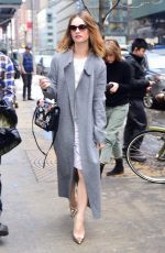 LILY JAMES Out for Breakfast at The Brooklyn Diner in New York 01/27/2016