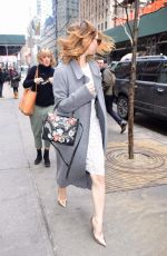LILY JAMES Out for Breakfast at The Brooklyn Diner in New York 01/27/2016