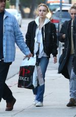 LILY-ROSE DEPP and VANESSA PARADIS Out in West Hollywood 01/18/2016