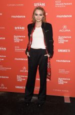 LILY-ROSE DEPP at Yog Hosers Premiere at Sundance Film Festival in Park City 01/24/2016