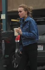 LILY-ROSE DEPP Leaves Whole Foods in Los Angeles 01/19/2016