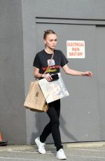 LILY-ROSE DEPP Out and About in West Hollywood 01/13/2016